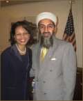 Condolezza Rice & Osama bib Laden at CIA
