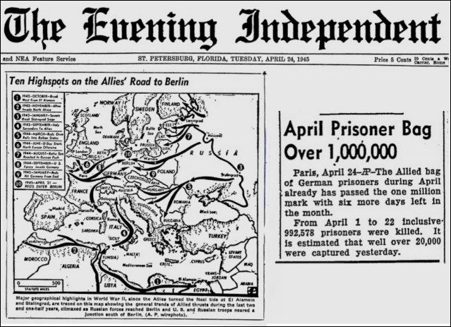 The Evening Independent, April, 24, 1945
