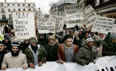Islamist fanatics in UK