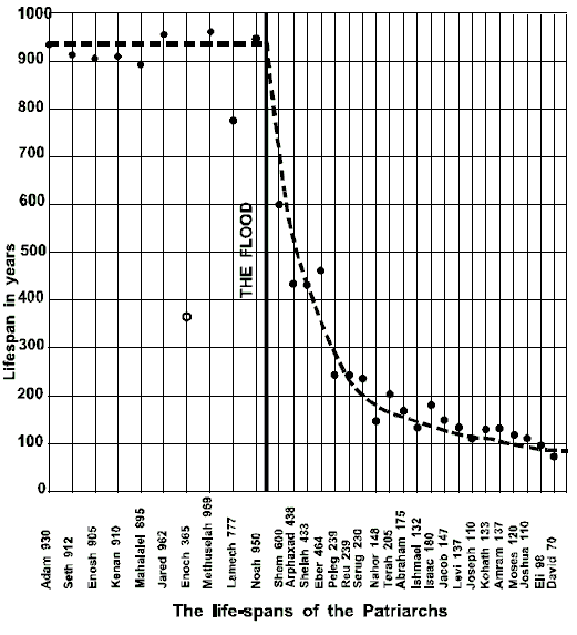 comparison of pre- and post-flood lifespans