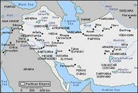 Map of Parthian Empire