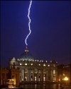A sign from above? Lightning strikes Vatican after Pope Benedict resigns