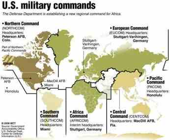 US Global Military Commands